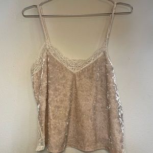 Vintage Velvet Lace Top